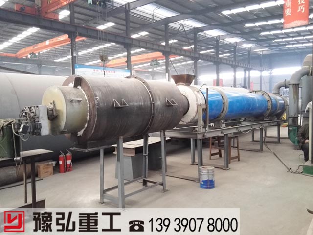 豫弘廠區(qū)的泥煤干燥設(shè)備 豫弘廠區(qū)的泥煤干燥設(shè)備